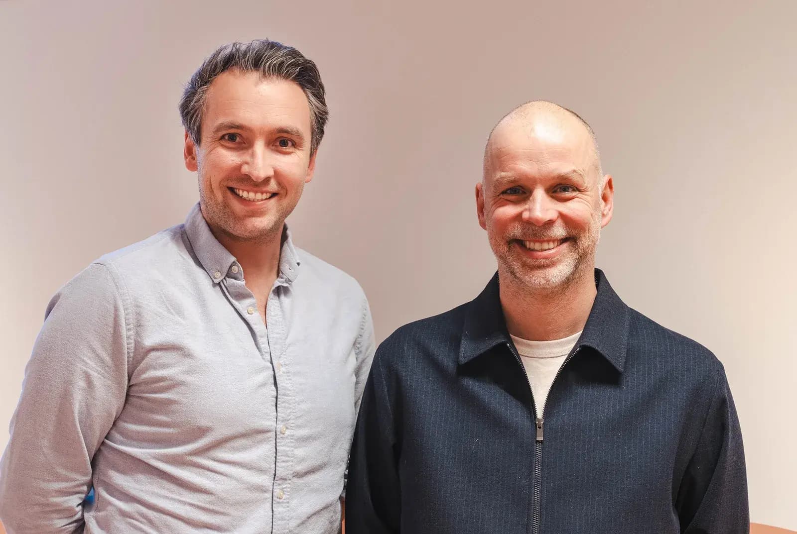 Peter Minkjan and Erik Mus, the founders of Recommendable and Think again.